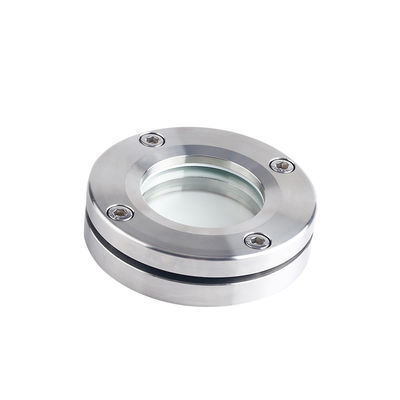 Sanitair roestvrij staal 304 316L Flanged Tube Fitting Sight Glass voor tank en schip