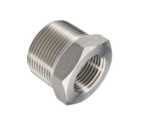 Roestvrij staal reducer Hex Bushing 1"-8" Man NPT tot 3/4" Vrouwelijke NPT gietpijp adapter Fitting