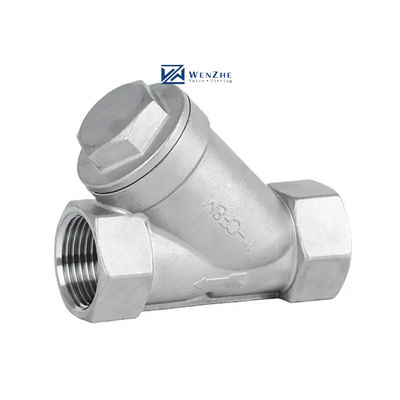 BSP Geaffineerde vrouwelijke aansluiting SS316 304 201 CF8M Y-type strainerfilter npt bspp