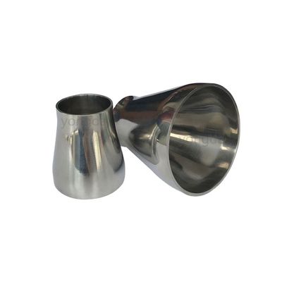 Sanitair roestvrij staal 304 316L Tri Clamp Pipe Fitting Long Short Pipe Weld Excentrische Reducer