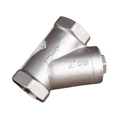 BSP Geaffineerde vrouwelijke aansluiting SS316 304 201 CF8M Y-type strainerfilter npt bspp