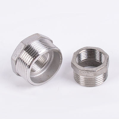 Roestvrij staal reducer Hex Bushing 1"-8" Man NPT tot 3/4" Vrouwelijke NPT gietpijp adapter Fitting