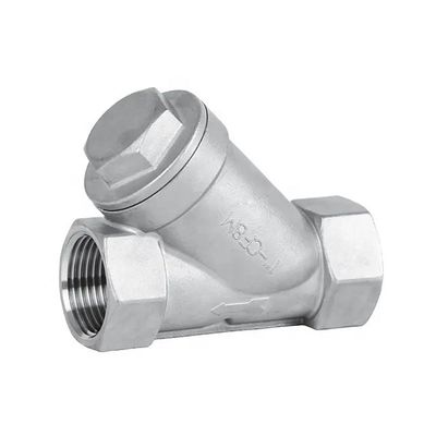 BSP Geaffineerde vrouwelijke aansluiting SS316 304 201 CF8M Y-type strainerfilter npt bspp