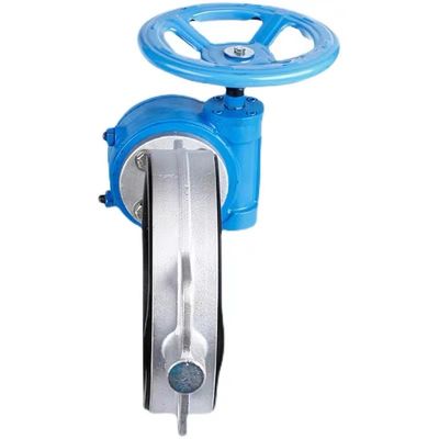 Roestvrij staal 316 WZ Worm wiel wafer vlinder klep met dezelfde grootte en prestaties