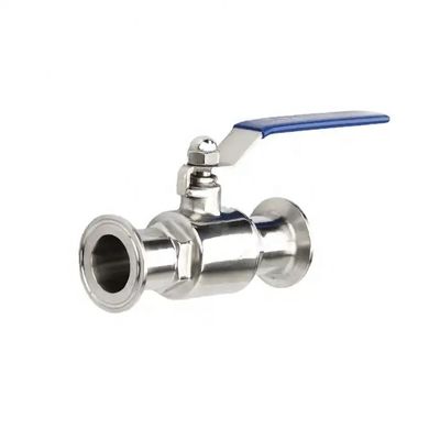 Stalen sanitaire klep Quick Card Ball Valve voor DIN 3A roestvrij staal 304 316
