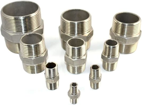 1-1/4 "x 1-1/4" NPT Mannelijk Gedrukt Hex Nippel Roestvrij staal 304 Quick Coupler Pipe Fitting