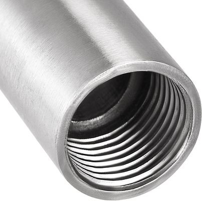 Roestvrij staal 1'-8' man tot vrouwelijke draadkoppelaar 80 mm lengte zeshoek/ronde kop