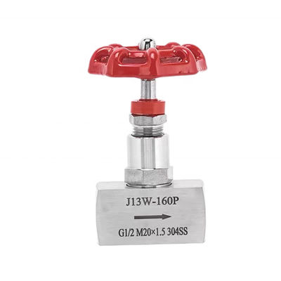 Hoogdruk 1/2" DN15 J13W-160P gesmeed roestvrij staal 304 316 316L naaldklep