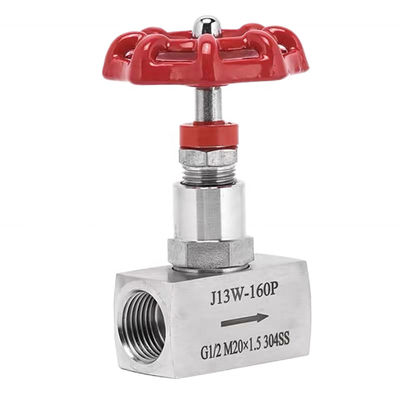 Hoogdruk 1/2" DN15 J13W-160P gesmeed roestvrij staal 304 316 316L naaldklep