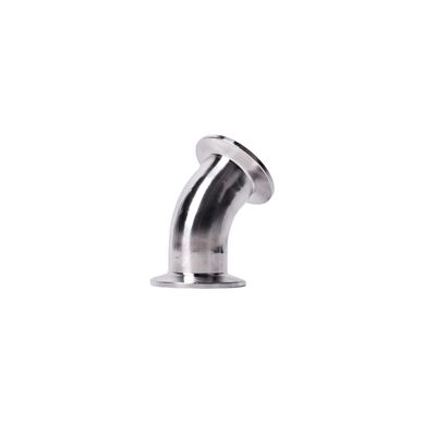 Ronde 45 graden las Elbow Bend Pipe Fitting voor sanitair roestvrij staal 304 346L