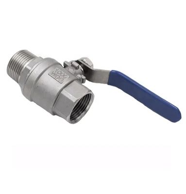 Mannelijke en vrouwelijke volle poort BSP BSPT NPT Q11F 304 316 WCB CF8 1000 wog Geaffineerde 2pc kogelklep