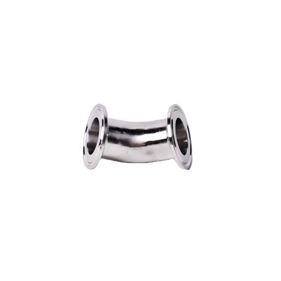 Ronde 45 graden las Elbow Bend Pipe Fitting voor sanitair roestvrij staal 304 346L