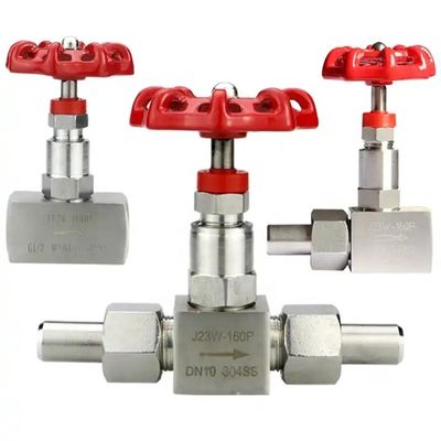 1/4' -4.0' gelijkstaal hoge druk naaldklep J23W-160P 304 316L