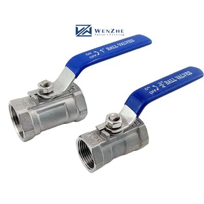 Industrieel roestvrij staal 1pc waterklep met drijvende bal en DN8-DN100 poortgrootte