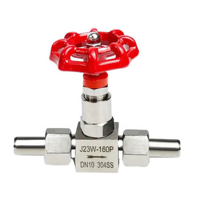 1/4' -4.0' gelijkstaal hoge druk naaldklep J23W-160P 304 316L