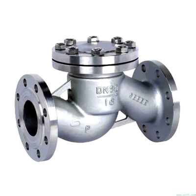 Rustvrij staal 304 DN40 Flanged Check Valve met liftontwerp en ISO9001-certificaat