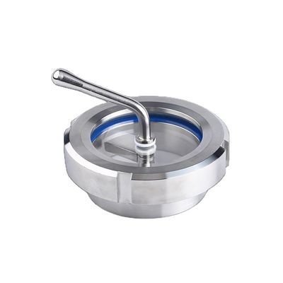 10bar Sanitair roestvrij staal 304/316L Gelast buis Union Sight Glass met wipper