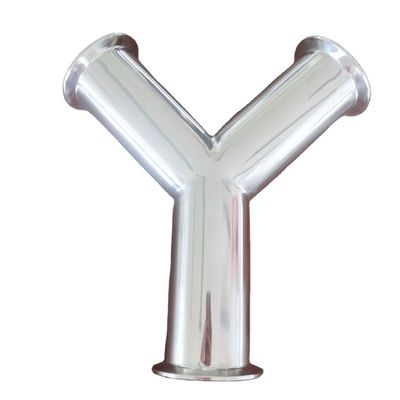 Sanitair roestvrij staal304 316 Pijpbevestiging Tri Clamp Wyes Tee Y Type Tee gegarandeerd