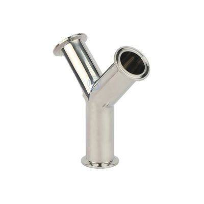Sanitair roestvrij staal304 316 Pijpbevestiging Tri Clamp Wyes Tee Y Type Tee gegarandeerd
