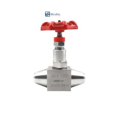 Gemaakte naaldklep SS304 316 316L J61W/H PN10/PN16/PN25 zilver