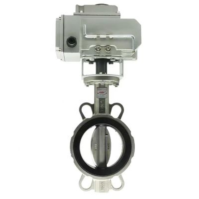 Cylindrische kopcode roestvrij staal 304 316 Elektrisch actuatorklep voor vulmachine