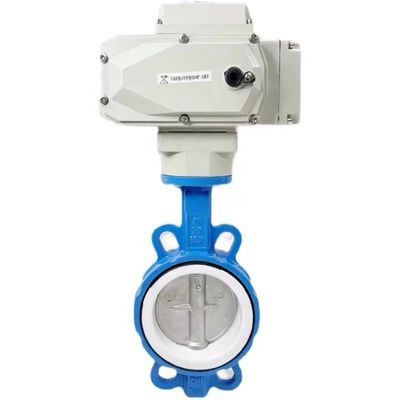 Cylindrische kopcode roestvrij staal 304 316 Elektrisch actuatorklep voor vulmachine