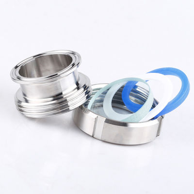 Op maat gemaakte ondersteuning ODM Sanitair roestvrij staal 304/316L Tri Clamp Union Sight Glass