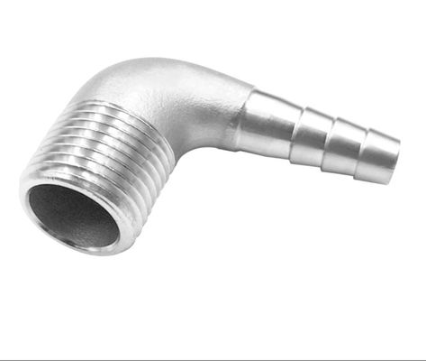 Vrouwelijke aansluiting 3/8 "Slang Barbe x 1/2" NPT Man 90 graden Elbow Adapter voor Home Brew