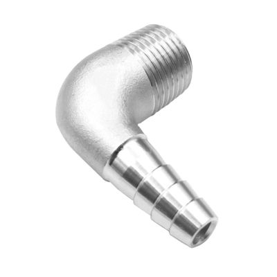 Vrouwelijke aansluiting 3/8 "Slang Barbe x 1/2" NPT Man 90 graden Elbow Adapter voor Home Brew