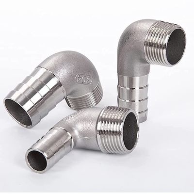 Vrouwelijke aansluiting 3/8 "Slang Barbe x 1/2" NPT Man 90 graden Elbow Adapter voor Home Brew