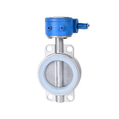 Sanitaire SS304/316L Turbine Pair Butterfly Valve D371X-10/16P voor waterstopfunctie
