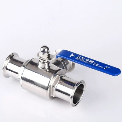 Sanitair roestvrij staal 304 316 316L Tri-clamp 3-weg Sanitair kogelventil type T type L