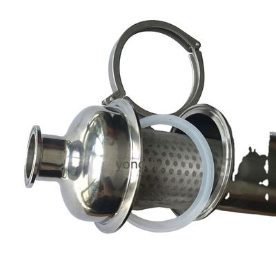 Sanitair roestvrij staal Tri Clamp Recht Filter Gewicht KG 2 Toestand Aantrekkelijk