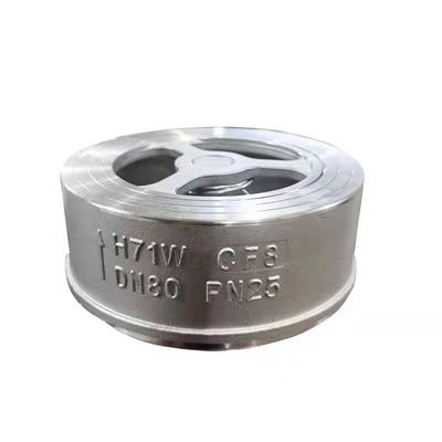DN50-DN200 API 594 Wafer Type Silent CS Lift Check Valve H71W Met roestvrij staal