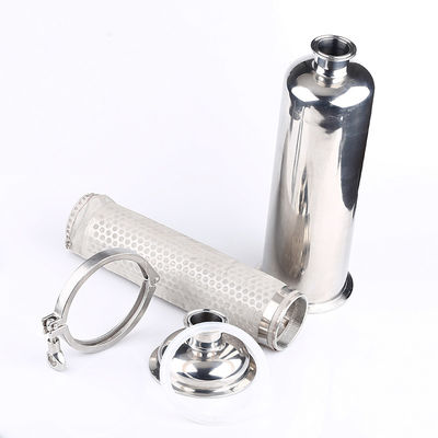 300-maas 1,5'' Polieren In-line Clamped Straight Strainer Pipe Filter voor Bier Drank