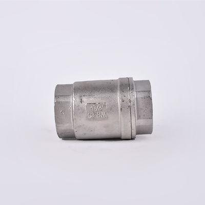 Zilveren afwerking 1/2''-3.0'' roestvrij staal NPT BSP 201 304 One-way non-return check valve
