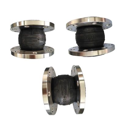 DN25-DN300 PN16 Roestvrij staal 304 Flanche Joint Pipe Rubber Flexible Bellows EPDM Expansion Joint