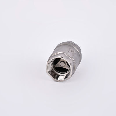 Zilveren afwerking 1/2''-3.0'' roestvrij staal NPT BSP 201 304 One-way non-return check valve