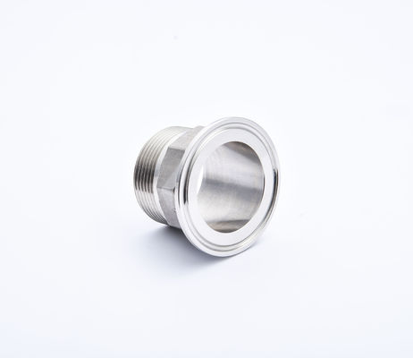 Mannelijke Hexagon Sanitaire roestvrij staal 304 316L draad Ferrule Tri Clamp Pipe Fitting