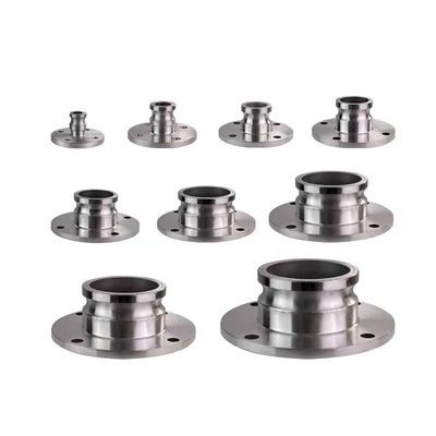 Versatile WZ SS 304 316 F type camlock koppeling met flensafsluiting