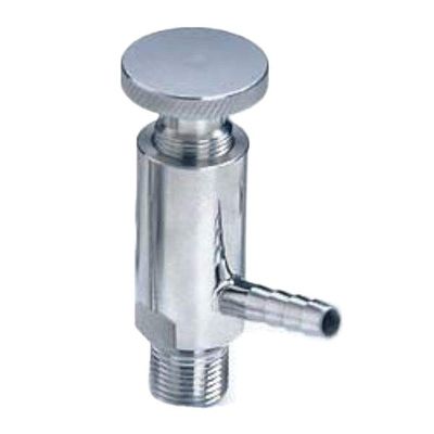 Watermedium Voedselkwaliteit 304 316L Sanitair roestvrij staal Mannelijk draadvol bemonsteringsklep