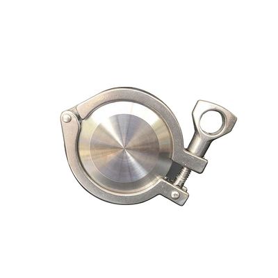 Custom Ronde Hoofdkode Sanitair 304/316L roestvrij staal 1.5 Tri Clamp Ferrule End Cap