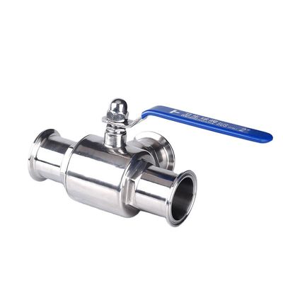 Sanitaire SS304/SS316L Tri Clamp Ball Valve met 3-Way Functie en in 1/2'' 6' maten