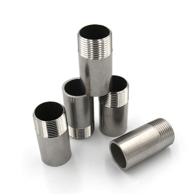 Vierkant gesmeed roestvrij staal 201/304 Man enkelbuis plain end long half nippel