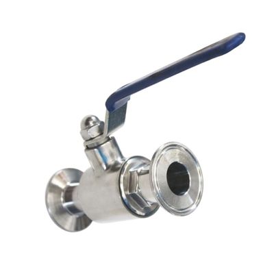 Chemische industrie Sanitaire roestvrij staal Tri Clamp Ferrule Ball Valve SS304L/SS316