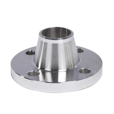 ANSI DIN A105 Carbon Steel Plate Flat Face Pipe Slip On Flange WN Flange gesmeed zilver