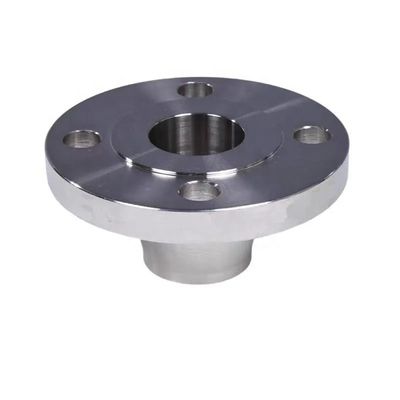 ANSI DIN A105 Carbon Steel Plate Flat Face Pipe Slip On Flange WN Flange gesmeed zilver