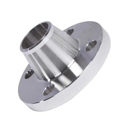 ANSI DIN A105 Carbon Steel Plate Flat Face Pipe Slip On Flange WN Flange gesmeed zilver