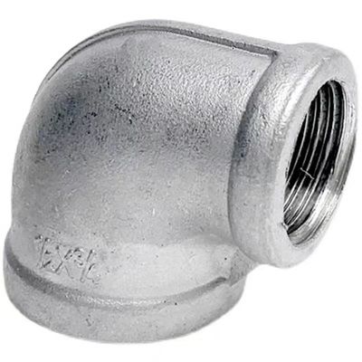 Roestvrij staal 201 304 Vrouwelijke draad 90 graden Verminder Elmboog Fittings NPT BSPT BSP DIN