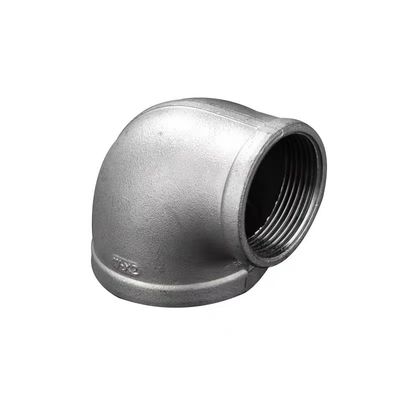 Roestvrij staal 201 304 Vrouwelijke draad 90 graden Verminder Elmboog Fittings NPT BSPT BSP DIN
